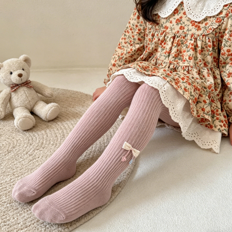 The Korean Lifestyle - Children Korean Ins Style Footed Tights