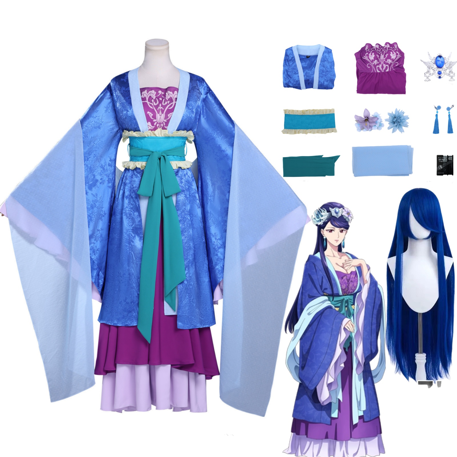 Korean Lifestyle - Lihua Cosplay Costume Rifa Traditional Chinese