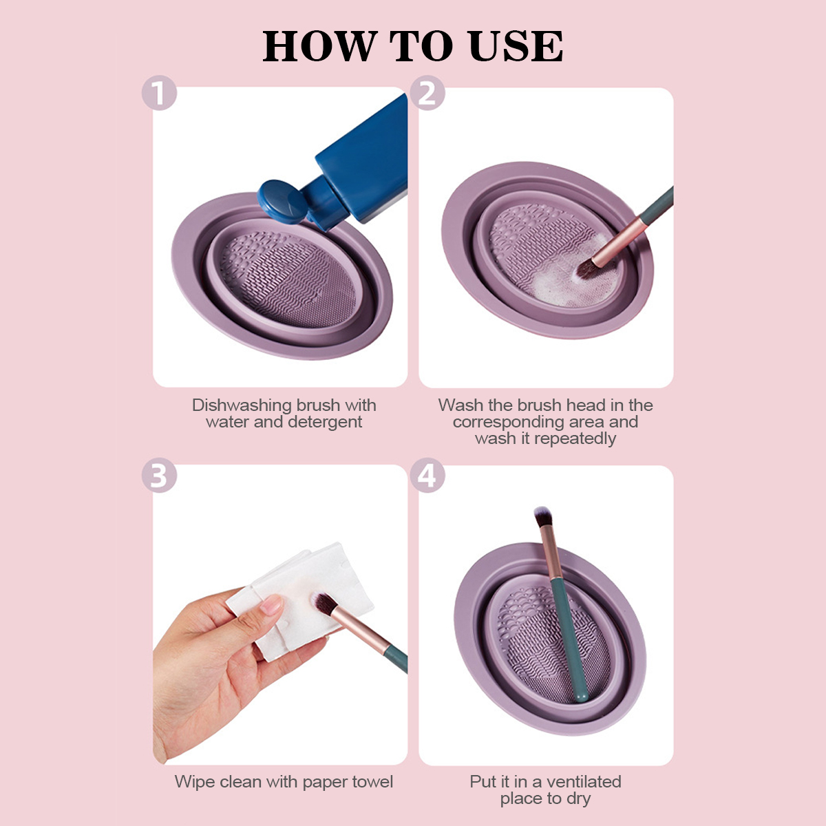 Silicone Makeup Brush Cleaning - огляд і ціна Korean Lifestyle