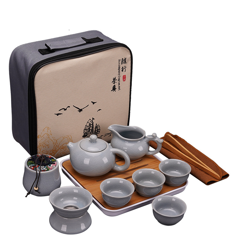 Portable Travel Ceramic Chines - огляд і ціна Korean Tea Set