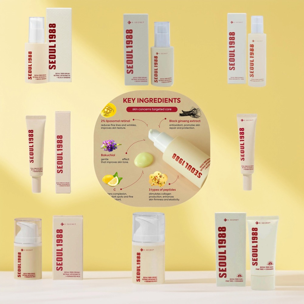 Korean Seoul 1988 Set Retinol  - огляд і ціна Korean Skincare Routine