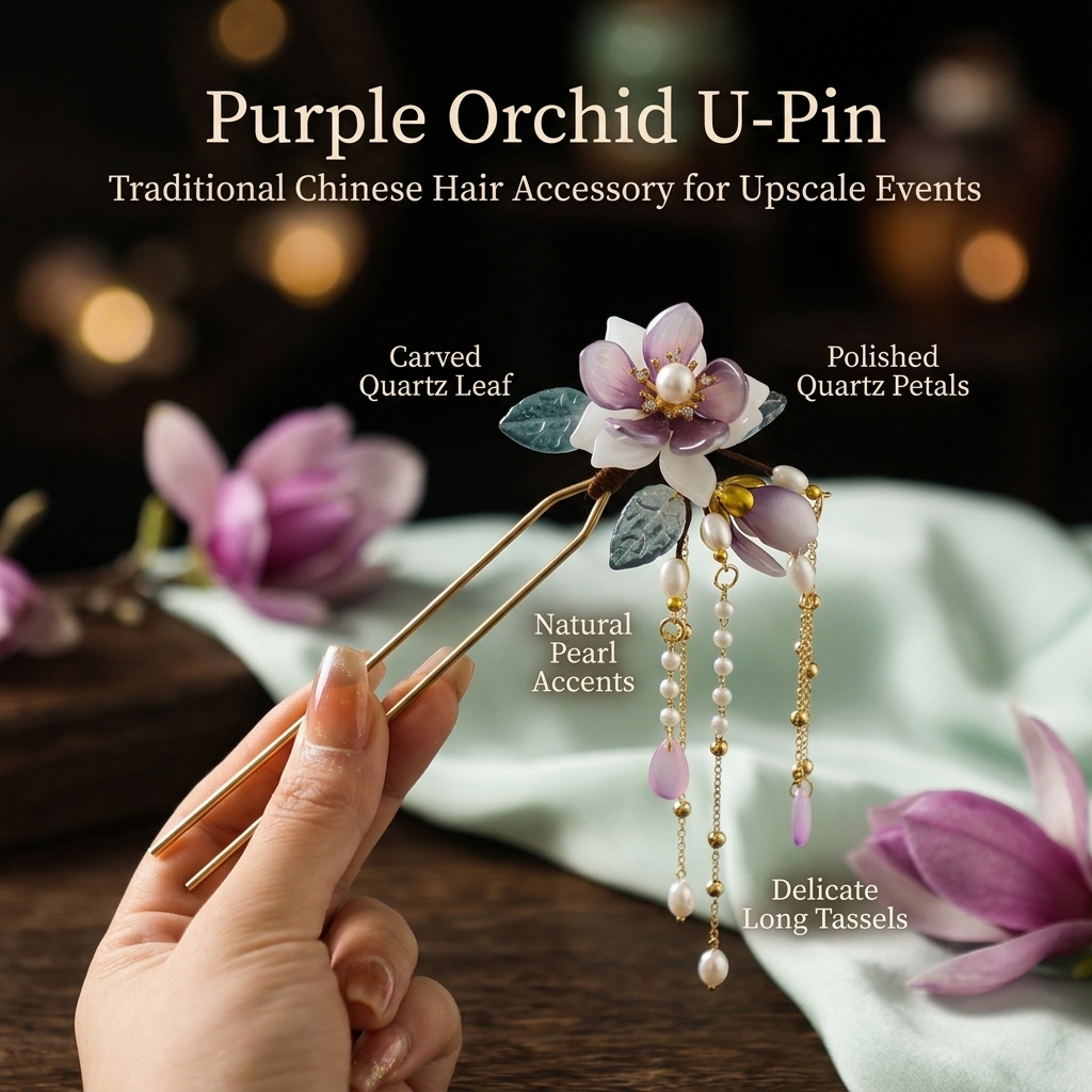 Alloy U Shaped Hair Pin With O - огляд і ціна Hanbok Hair Pin