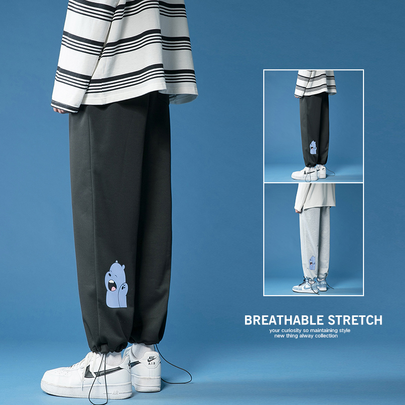 Men's Casual Loose Sports Pant - огляд і ціна Korean Pants Lifestyle