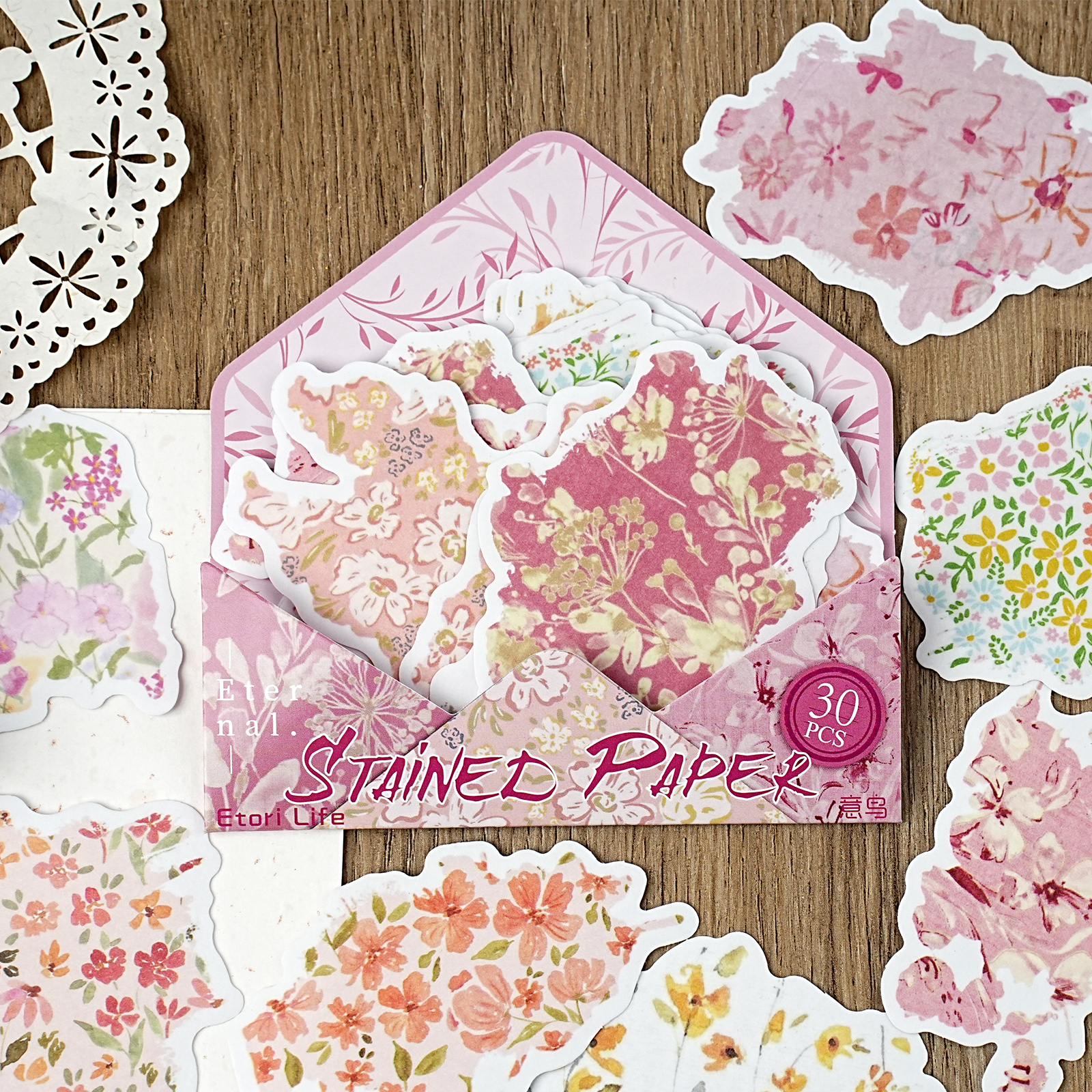 Etori Life 30Pcs Vintage Oil P - огляд і ціна Korean Lifestyle Aesthetic