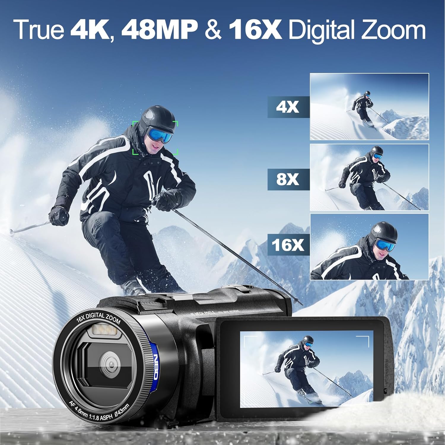 NBD 4K Camcorder Video Camera  - огляд і ціна Korean Lifestyle Video