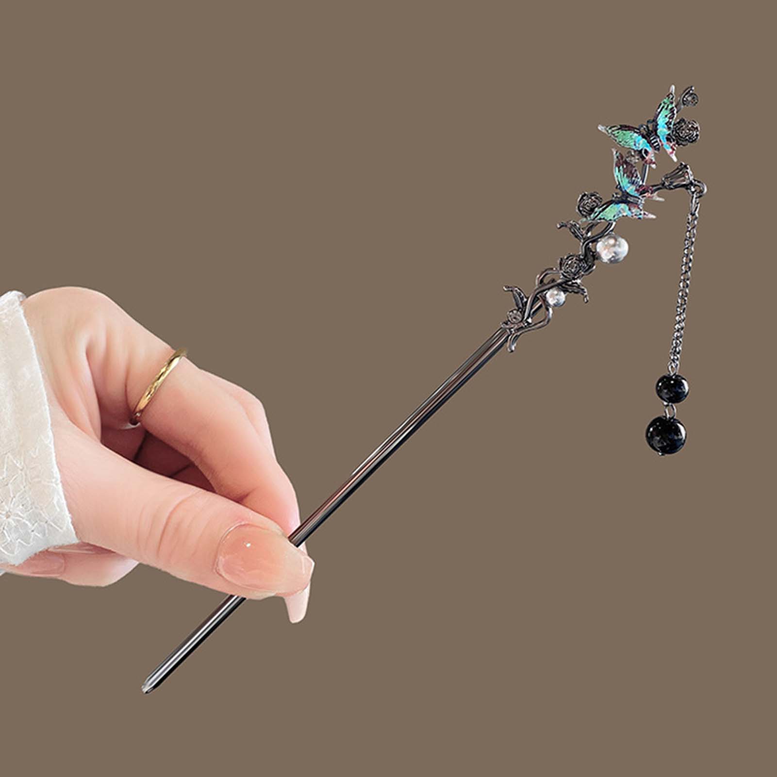Butterfly Tassel Hairpin Hair  - огляд і ціна Hanbok Hair Pin