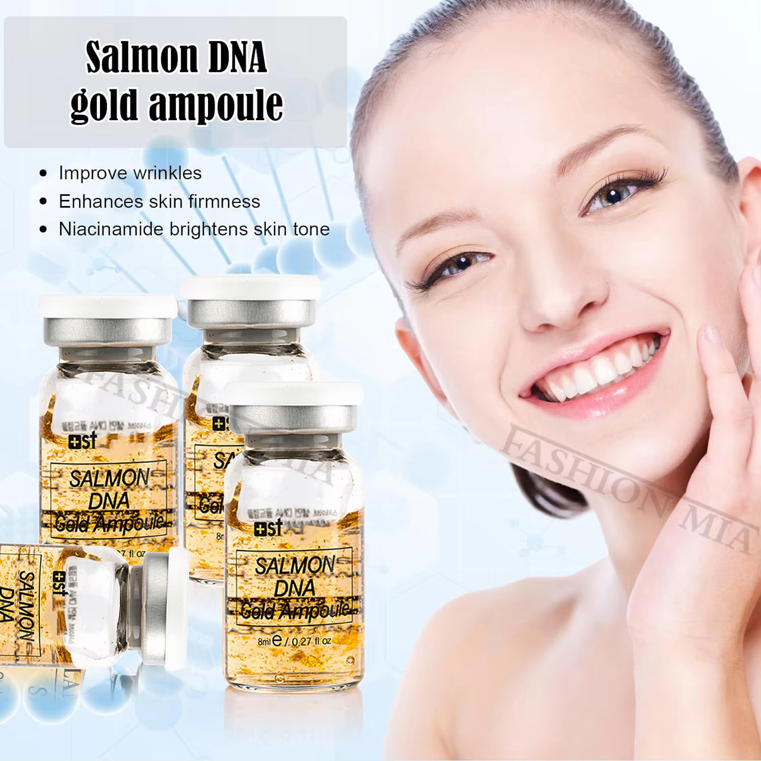 Korea 8ml Salmon DNA Glow Ampo - огляд і ціна Korean Skincare Routine