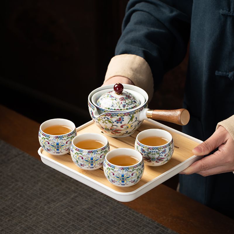 Chinese Kung Fu Ceramic Tea Se - огляд і ціна Korean Tea Set