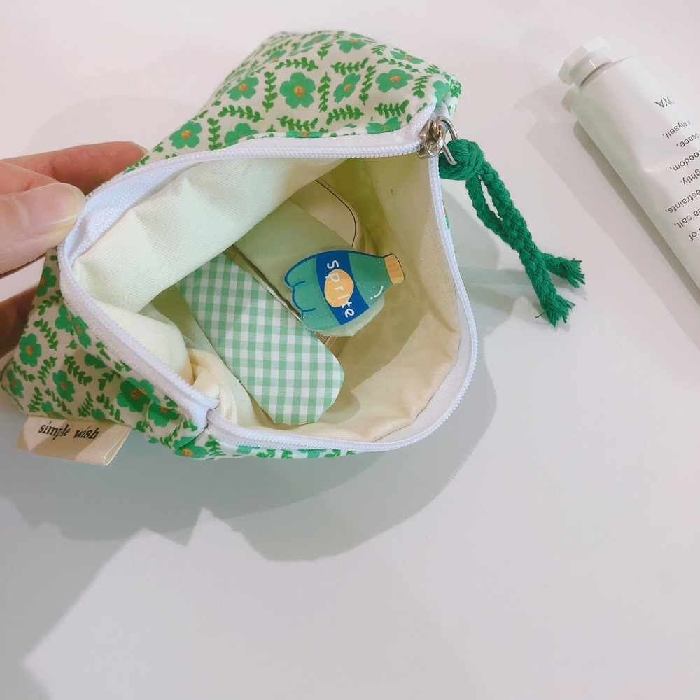 Small Flower Cosmetic Bag Cott - огляд і ціна Korean Skincare Routine