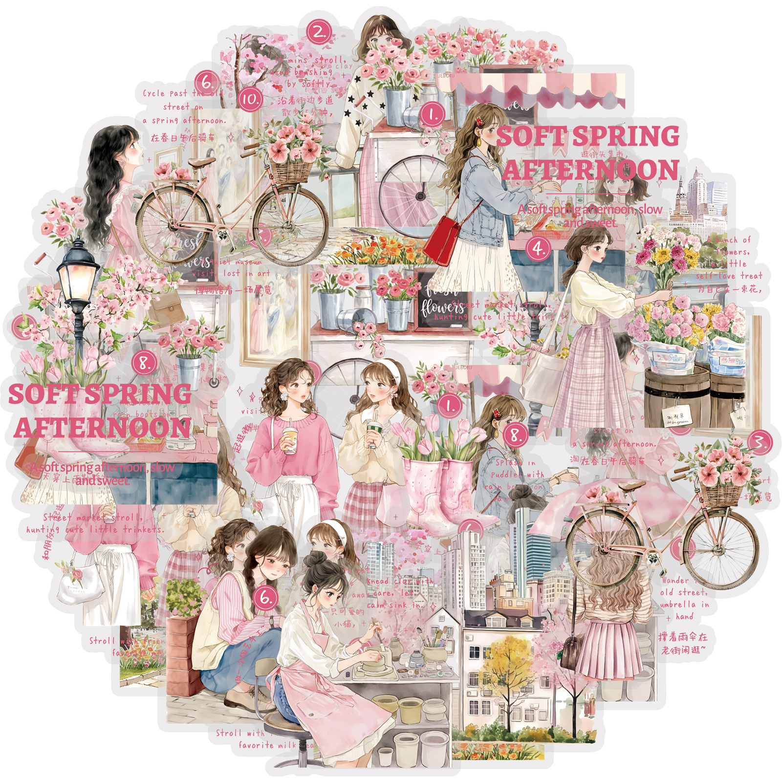 Etori Life 15Pcs Korean-Style  - огляд і ціна Korean Lifestyle Aesthetic