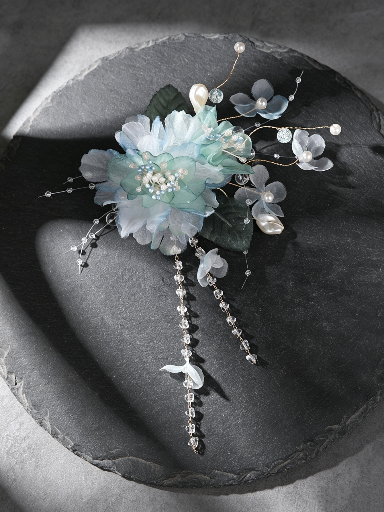 Ancient Style Silk Gauze Flowe - огляд і ціна Hanbok Hair Pin