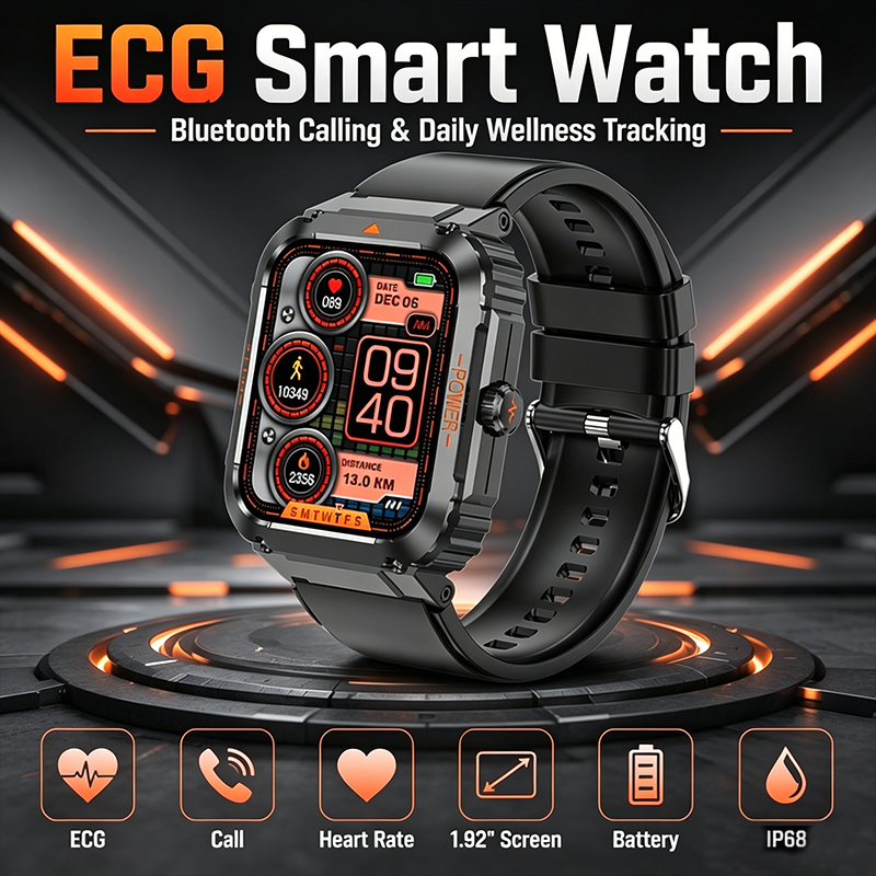 GEJIAN ECG+PPG Sports Style He - огляд і ціна Korean Health Lifestyle