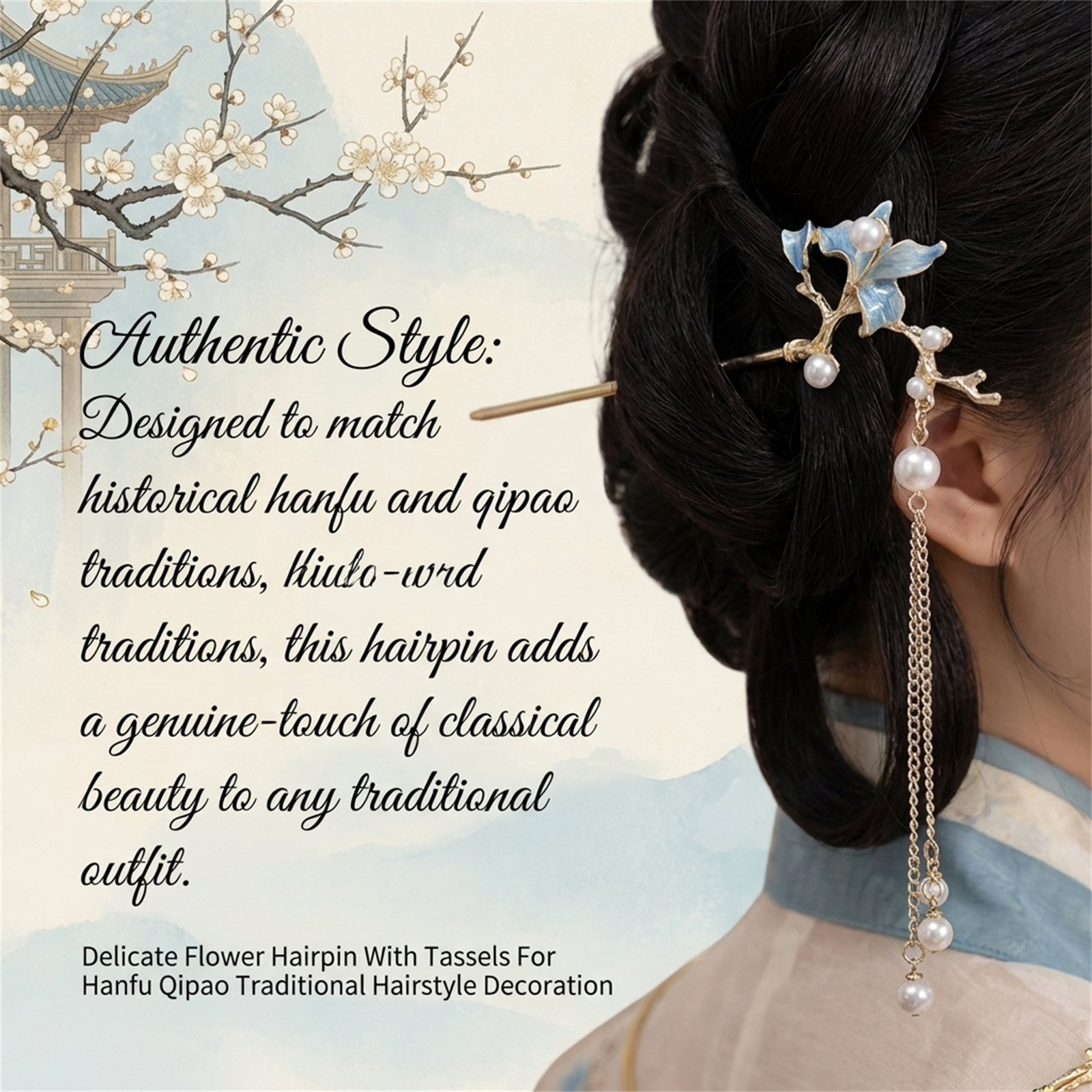 New Chinese Style Antique Hair - огляд і ціна Hanbok Hair Pin
