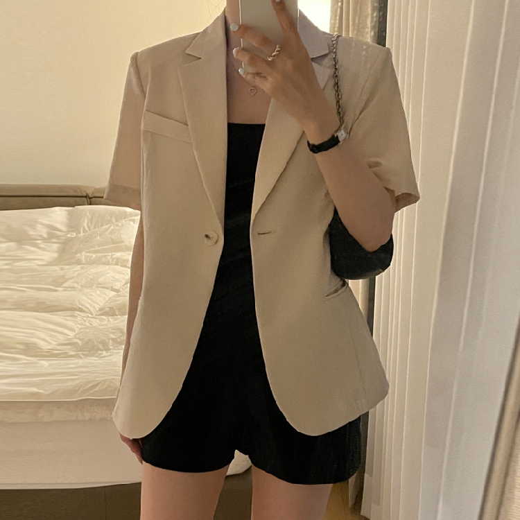 Women's Short Sleeve Suit Jack - огляд і ціна The Korean Lifestyle