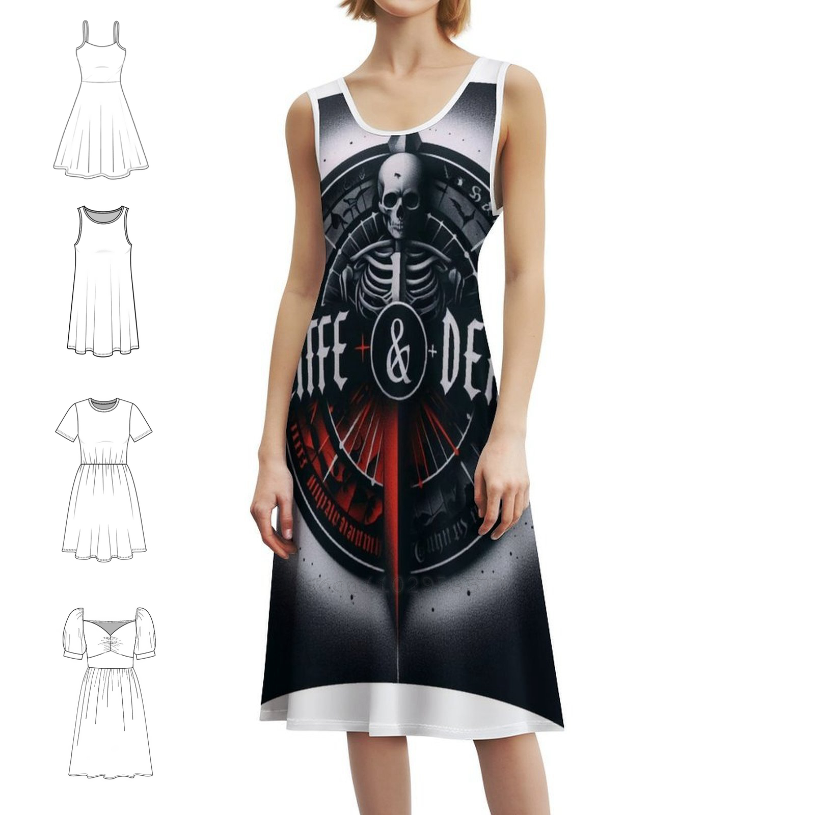 Death Korean Style Casual Dres - огляд і ціна Korean Lifestyle