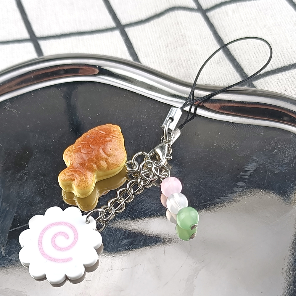 Cute Acrylic Pink Squid Roll P - огляд і ціна Tteokbokki Rice Cake