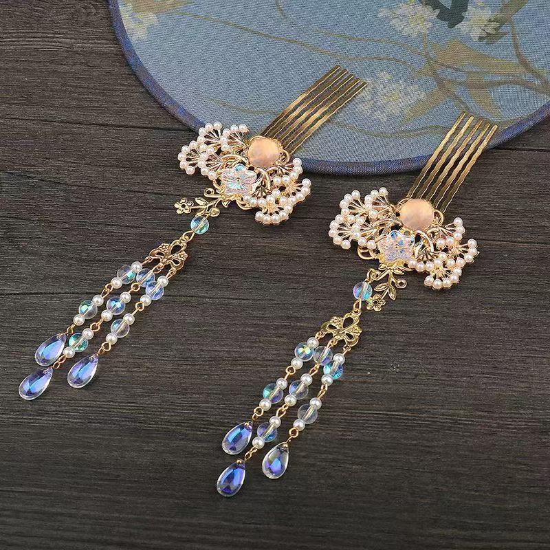 Hanfu Versatile Hair Comb, Gol - огляд і ціна Hanbok Hair Pin